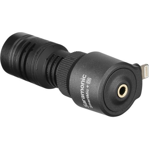  Saramonic SmartMic+ Di Compact Directional Microphone with Lightning Plug for iOS Mobile Devices