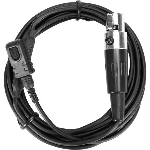  Saramonic DK4F Professional Broadcast Omnidirectional Lavalier Microphone for AKG, Samson, and Saramonic Transmitters (Locking TA3F Connector)