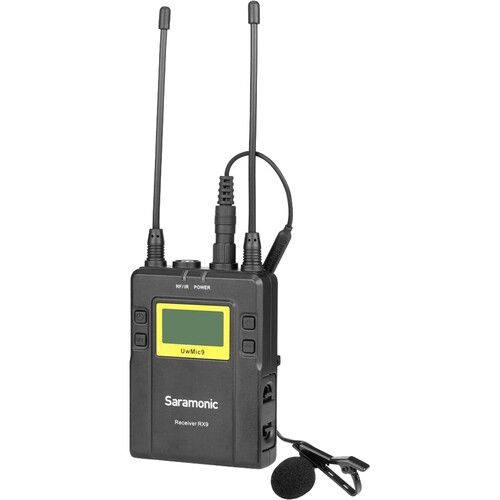  Saramonic DK3A Premium Omnidirectional Lavalier Microphone for Saramonic, Rode, Sennheiser, Senal, Azden, and BOYA Transmitters (Locking 3.5mm TRS Connector)