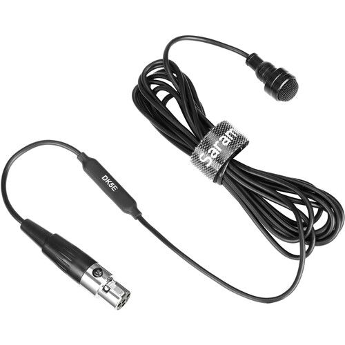  Saramonic DK5E Professional Water-Resistant Omnidirectional Lavalier Microphone for Shure, TOA, Line 6, and Beyerdynamic Transmitters (Locking TA4F Connector)