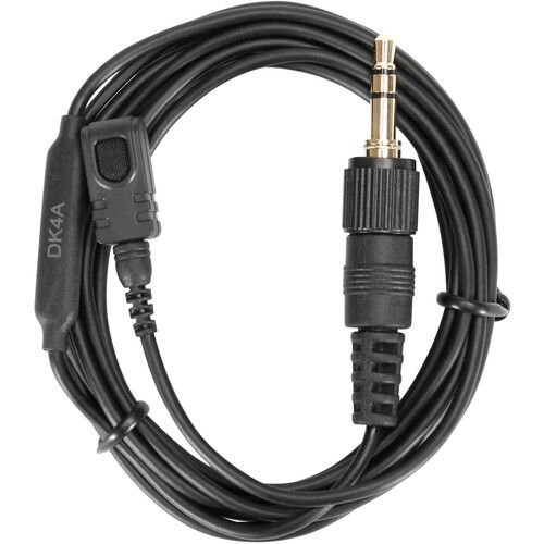  Saramonic DK4A Professional Broadcast Omnidirectional Lavalier Microphone for Saramonic, Rode, Sennheiser, Senal, Azden, and BOYA Transmitters (Locking 3.5mm Connector)