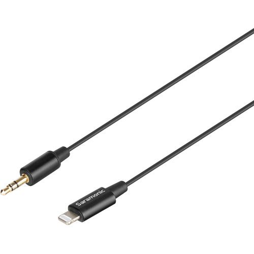  Saramonic SR-C2000 3.5mm TRS Male to Lightning Adapter Cable for Audio to iPhone (9