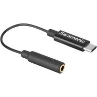 Saramonic SR-C2003 3.5mm TRS Female to USB-C Adapter Cable for Mono/Stereo Audio to USB-C Device (3