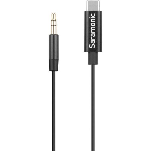  Saramonic SR-C2001 3.5mm TRS Male to USB Type-C Adapter Cable for Mono/Stereo Audio to Android (9
