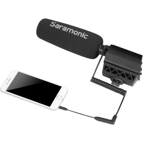  Saramonic SR-UC201 3.5mm TRS Female to 3.5mm TRRS Male Adapter Cable for Smartphones (3