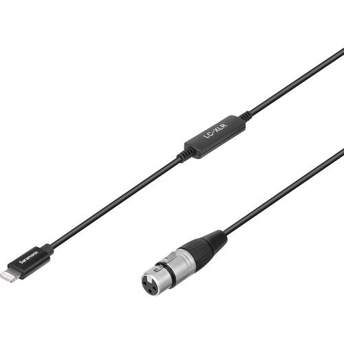  Saramonic LC-XLR Female XLR to Lightning Microphone Adapter Cable for iOS Devices (19.7')