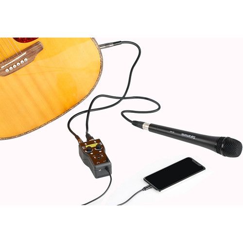  Saramonic SmartRig+ Di, Two-Channel Mic and Guitar Interface with Lightning Connector for iOS Devices