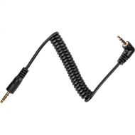 Saramonic SR-PMC2 3.5mm Right-Angle TRS to 3.5mm TRRS Coiled Adapter Cable for Smartphones