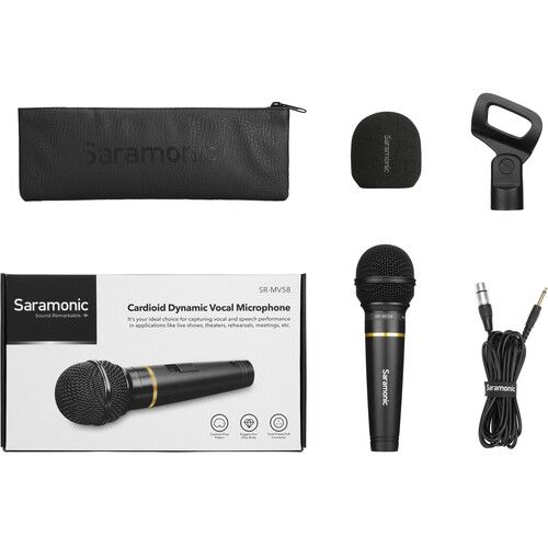  Saramonic SR-MV58 Dynamic Cardioid Handheld Microphone