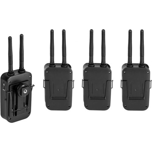  Saramonic VmicLink5 Camera-Mount Digital Wireless Microphone System with 3 Bodypack Transmitters and Lavalier Mics