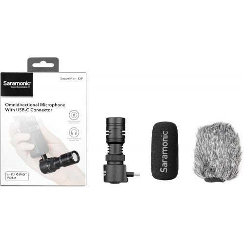  Saramonic Compact Omnidirectional Microphone for The DJI Osmo Pocket with USB-C Connector (SmartMic+OP)