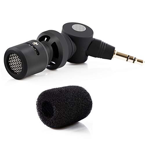  Cameras Microphone 3.5mm Vlog, Saramonic Plug & Play Mic Omnidirectional Mic for DSLR, Camcorders, CaMixer, SmartMixer, LavMic, SmartRig+, UWMIC9/UWMIC10/UWMIC15 Wireless Microphon