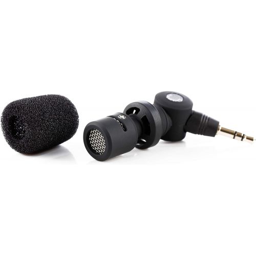  Saramonic SR-XM1 3.5mm TRS Omnidirectional Microphone for DSLR Cameras, Camcorders, the Saramonic CaMixer, SmartMixer, LavMic, SmartRig+, UWMIC9, UWMIC10 & UWMIC15