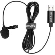[아마존베스트]Saramonic USB Lavalier Microphone for PC MAC, 2M USB-A Laptop Desktop Computer Lapel Microphone