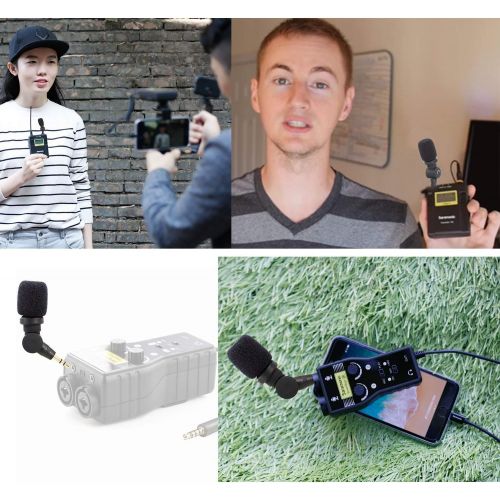  [아마존베스트]Saramonic SR-XM1 3.5mm TRS Omnidirectional Microphone Plug & Play Microphone Compatible with DSLR Cameras Camcorders CaMixer SmartMixer LavMic SmartRig + and UWMIC9/10/15 Wireless