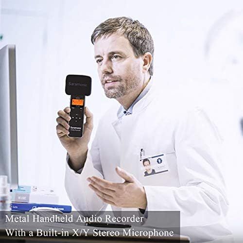  [아마존베스트]Saramonic SR-Q2M Metal Handheld Audio Recorder with Integrated X/Y Stereo Microphone