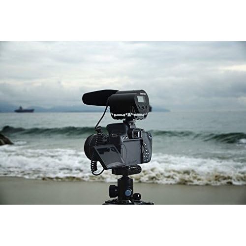  Saramonic VMIC Recorder Super-Cardioid Video Microphone with Built-in Audio Recorder for DSLR Cameras