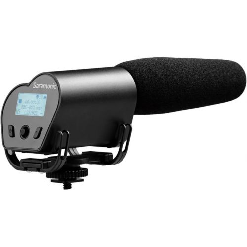  Saramonic VMIC Recorder Super-Cardioid Video Microphone with Built-in Audio Recorder for DSLR Cameras