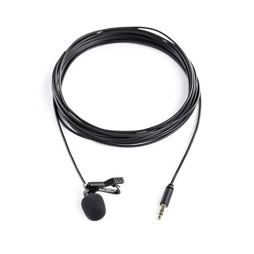  Saramonic SR-XLM1 Broadcast-Quality Lavalier Omnidirectional Microphone with 3.5mm TRS Connector for DSLR Cameras, Camcorders, Recorders Devices