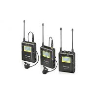 Saramonic UwMIC9 96-Channel Digital UHF Wireless Dual Lavalier Microphone System, Includes 2x TX9 Bodypack Transmitter and RX9 Portable Receiver