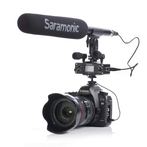  Saramonic CaMixer Microphone Kit with Dual Stereo Condenser Mics, Digital Mixer &...