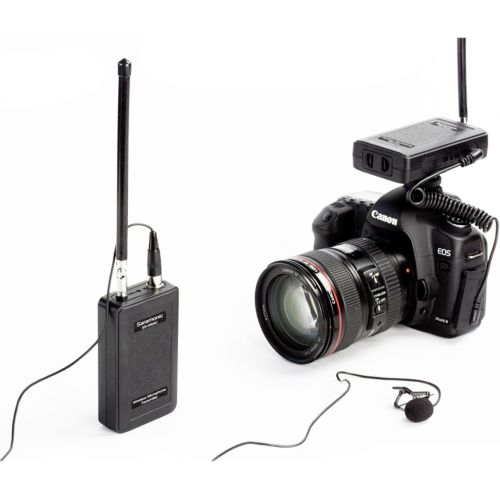  Saramonic SR-WM4C Camera Wireless Lavalier Microphone System for Canon 6D 600D 5D2 5D3 Nikon D800 Sony DV DSLR Camcorders GoPro Hero 4 3 3+