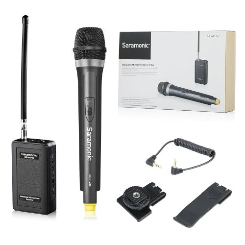  Saramonic Professional Portable Wireless VHF Handheld Microphone System for DSLR CameraVideo Camcorder, Compatible with CanonNikonSonyPanasonicBlackMagicZoomTascamRoland