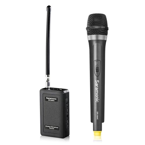  Saramonic Professional Portable Wireless VHF Handheld Microphone System for DSLR CameraVideo Camcorder, Compatible with CanonNikonSonyPanasonicBlackMagicZoomTascamRoland