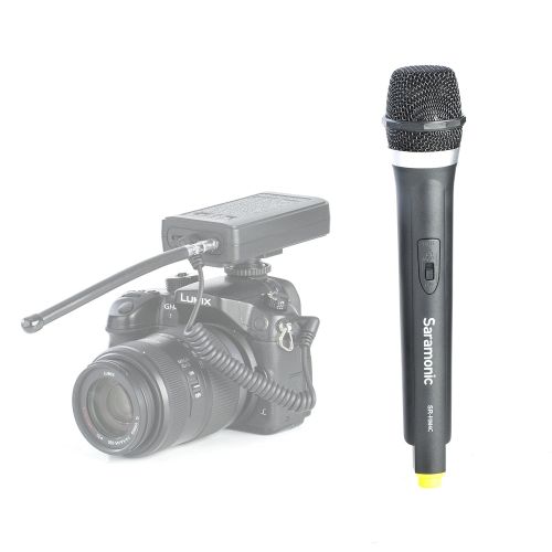  Saramonic Professional Portable Wireless VHF Handheld Microphone System for DSLR CameraVideo Camcorder, Compatible with CanonNikonSonyPanasonicBlackMagicZoomTascamRoland