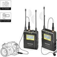 Saramonic Uhf Wireless Handheld Type Microphone System with 2-Ch Receiver Professional Video Microphone (UwMic9RX9HU9)