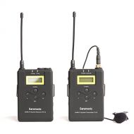 Saramonic UWMIC15 16-Channel Digital UHF Wireless Lavalier Microphone System Omnidirectional Lap mic for Canon Nikon Sony Panasonic DSLR Cameras and Camcorder