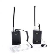 Saramonic SR-WM4C Wireless VHF Lavalier Microphone for iOS Smartphone iPhoneX 8 7 7 Plus 6 iPad and Canon Nikon Sony DSLR Cameras Camcorder