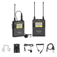Saramonic UwMic9 96-Channel Omnidirectional UHF Wireless Lavalier Microphone System Two Transmitters and One Receiver for Nikon Canon Sony DSLR Cameras, for Video,Field Recording,I