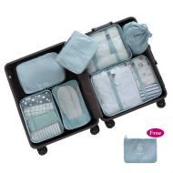 Sarazong Packing Cubes 8 set,Travel Luggage Organizer with Clothes Storage Bag-Travel Pouch Laundry Bag- Shoe Bag