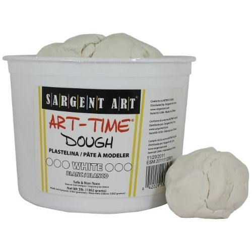  [아마존베스트]Sargent Art 85-3396 3-Pound Art-Time Dough, White