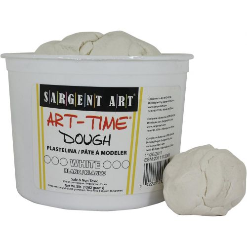  [아마존베스트]Sargent Art 85-3396 3-Pound Art-Time Dough, White