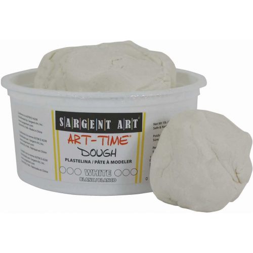  [아마존베스트]Sargent Art 85-3196 1-Pound Art-Time Dough, White