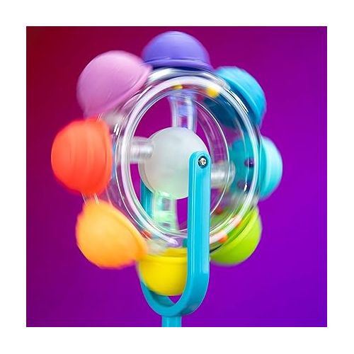  Sassy Rainbow Wheel Tray Toy, Multi