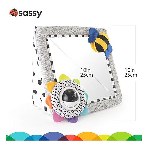  Sassy Tummy Time See Me Floor Mirror for Ages 0+ Months (80928)