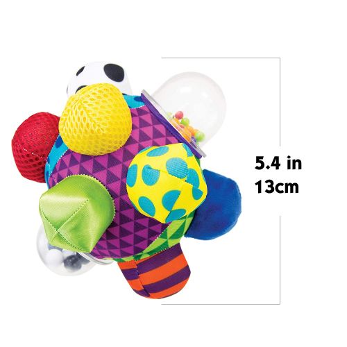  Sassy Developmental Bumpy Ball | Easy to Grasp Bumps Help Develop Motor Skills | for Ages 6 Months and Up