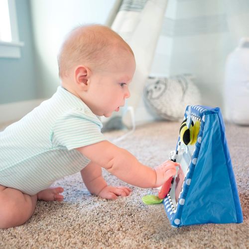  [아마존베스트]Sassy Tummy Time Floor Mirror | Developmental Baby Toy | Newborn Essential for Tummy Time | Great Shower Gift