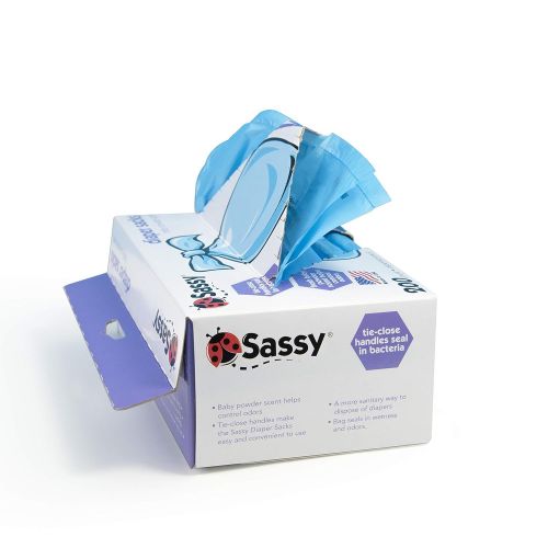  Sassy Sassy Disposable Diaper Sacks, 400Count, Blue