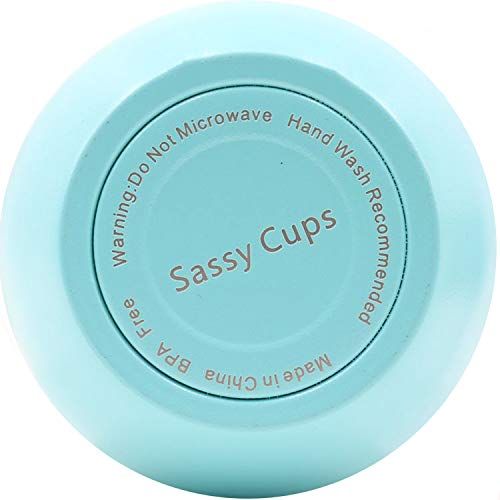  SassyCups Mom Tumbler - Mommys Sippy Cup - 12 oz Stainless Steel Stemless Wine Tumbler with Lid - Wine Tumbler Sippy Cup for Moms