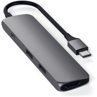 Satechi USB Type-C 4-in-1 Slim Multi-Port Adapter (Space Gray)