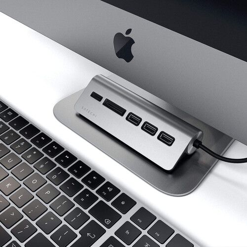 사테치 Satechi USB Type-C Combo Hub (Space Gray)