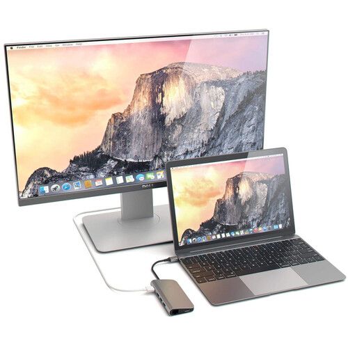 사테치 Satechi 8-in-1 USB Type-C Multi-Port Adapter (Space Gray)