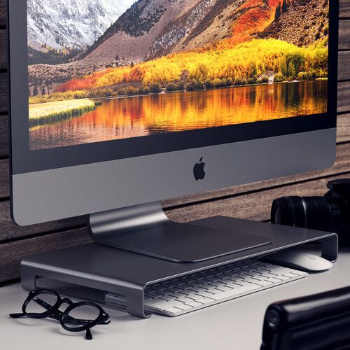 사테치 Satechi Aluminum Monitor Stand (Space Gray)