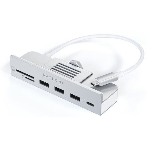 사테치 Satechi 6-in-1 USB Type-C Hub Clamp for 24