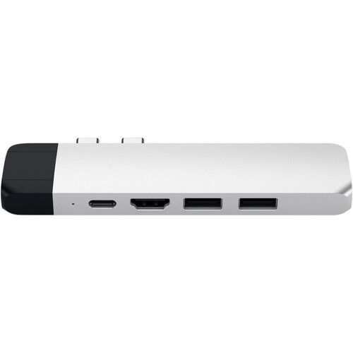 사테치 Satechi USB Type-C Pro Hub Adapter with Ethernet (Silver)