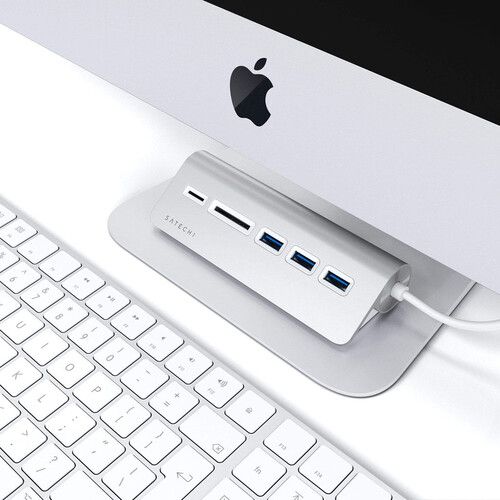 사테치 Satechi USB Type-C Combo Hub (Silver)